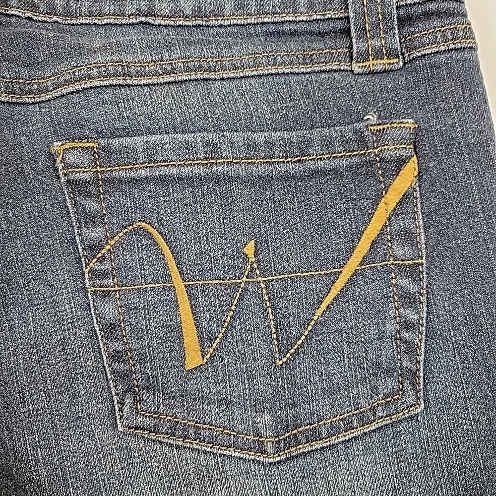 Wallflower Jeans Womens 7R Bootcut Dark Wash Mid Rise Stretch Denim Pants - Picture 9 of 12